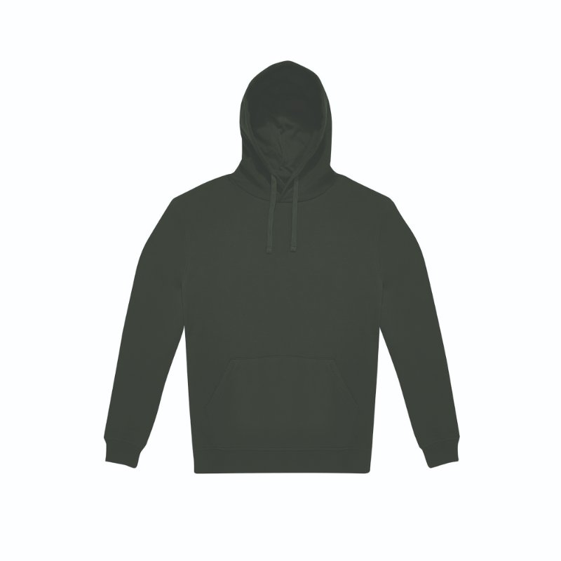 B&C ID.223 Hoodie in Forest Green – bedrukken als eindejaarstrui of groepstrui